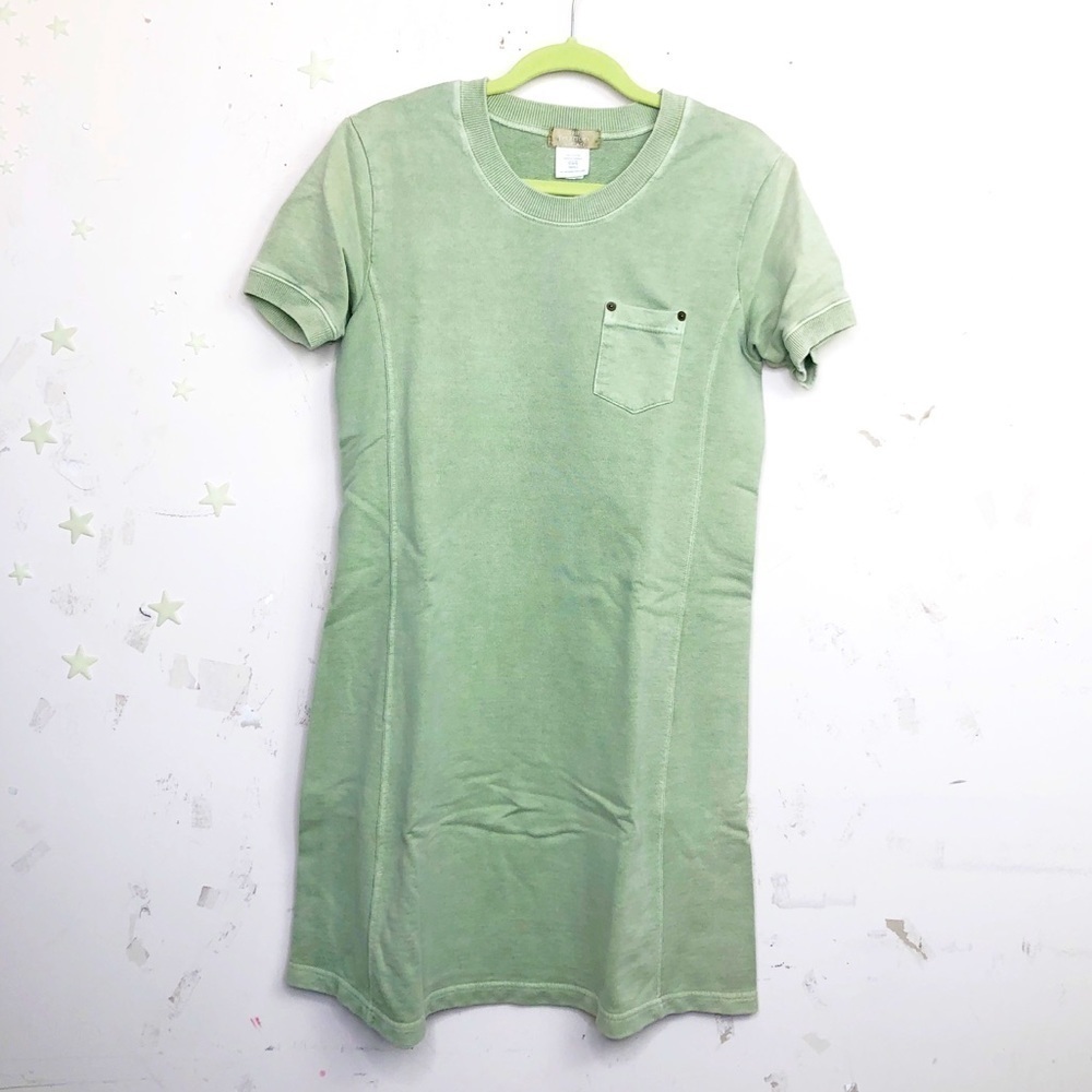 THE territory ahead green casual dress